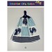 Crochet Top Hand Towel / Tea Towel - Blue Roosters Crochet Top Hand Towel / Tea Towel - Blue Roosters